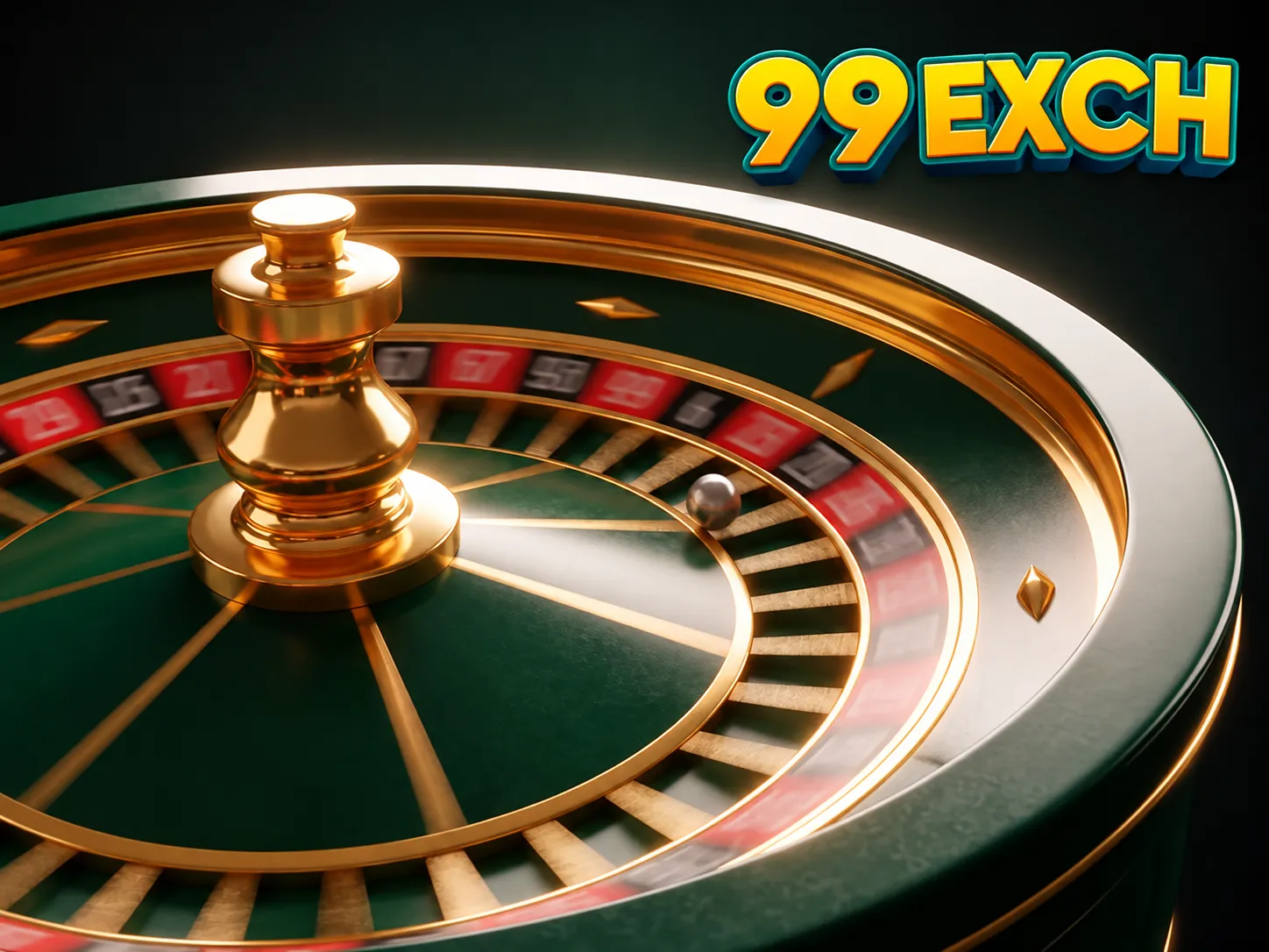 Roulette wheel spinning in a live dealer studio